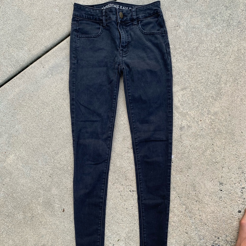 American eagle black skinny Jean jegging